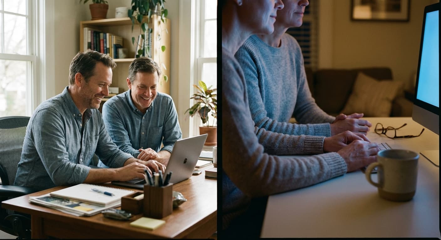 Virtual consultation between the BePrepared founders and a family